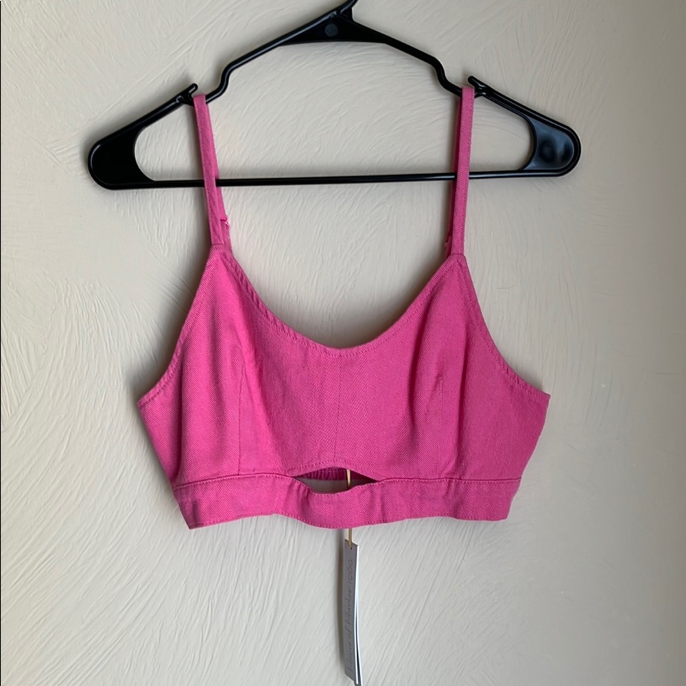 House of Harlow 1960 Vibrant Pink Top